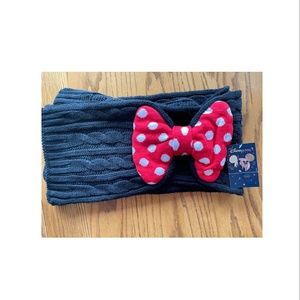 Disneyland Pair Minnie Bow Scarf- Black